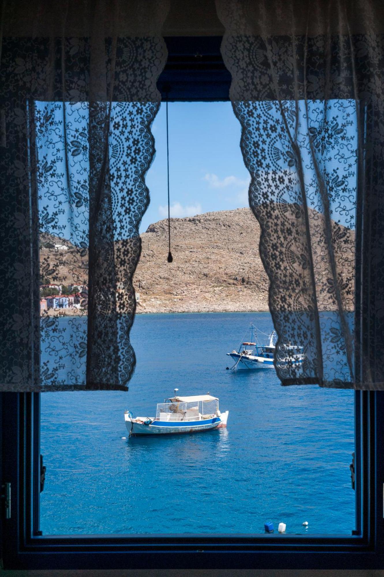 Porphyra Studio Chalki Town Chambre photo