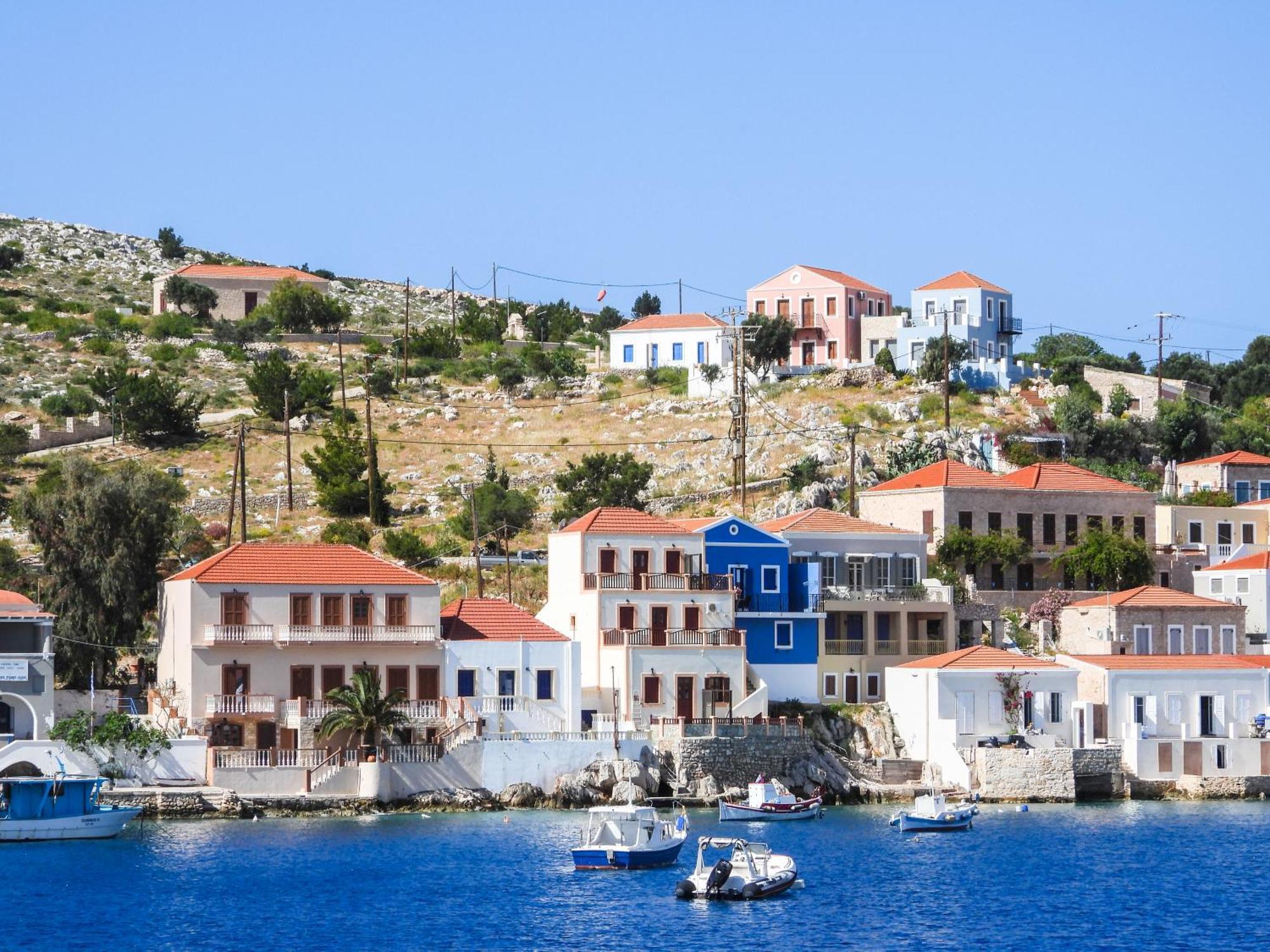Porphyra Studio Chalki Town Chambre photo