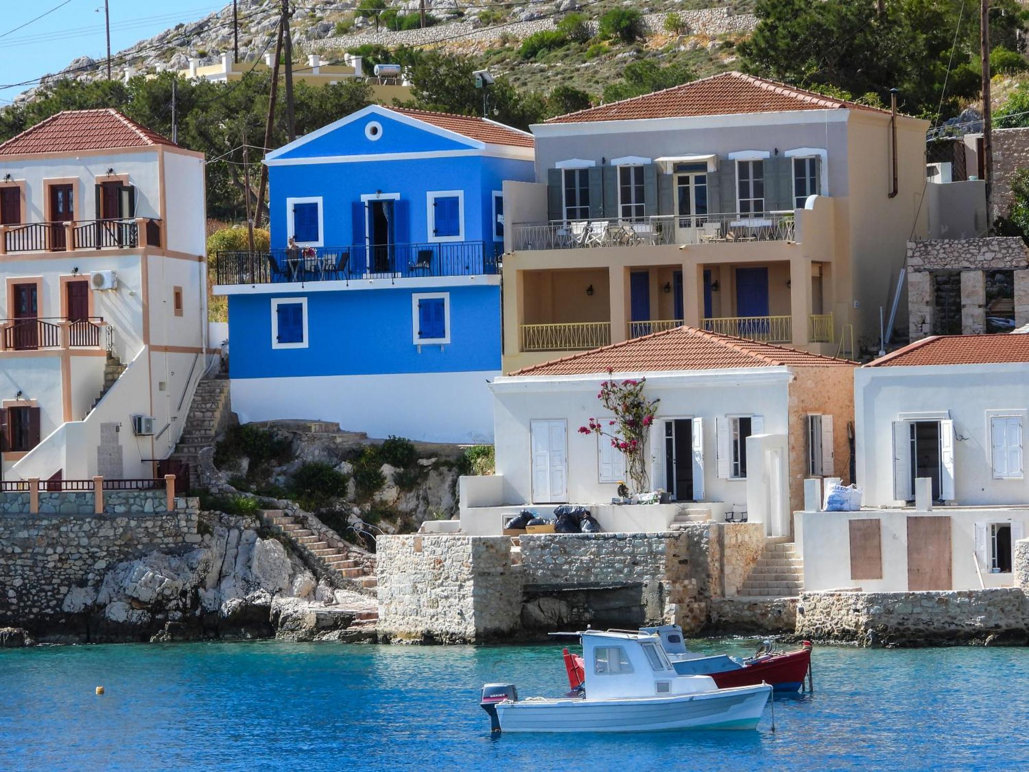 Porphyra Studio Chalki Town Chambre photo